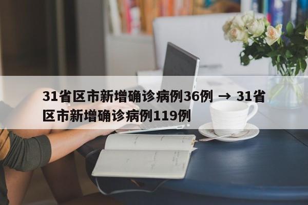 31省区市新增确诊病例36例 → 31省区市新增确诊病例119例
