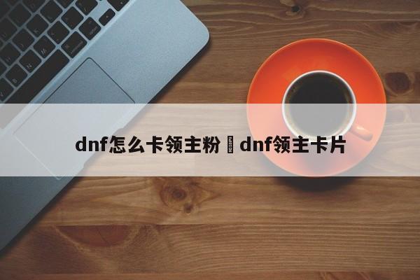 dnf怎么卡领主粉›dnf领主卡片