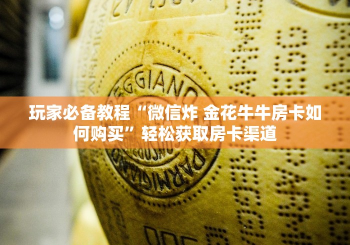 玩家必备教程“微信炸 金花房间创建流程详解”获取房卡教程-哔哩哔哩