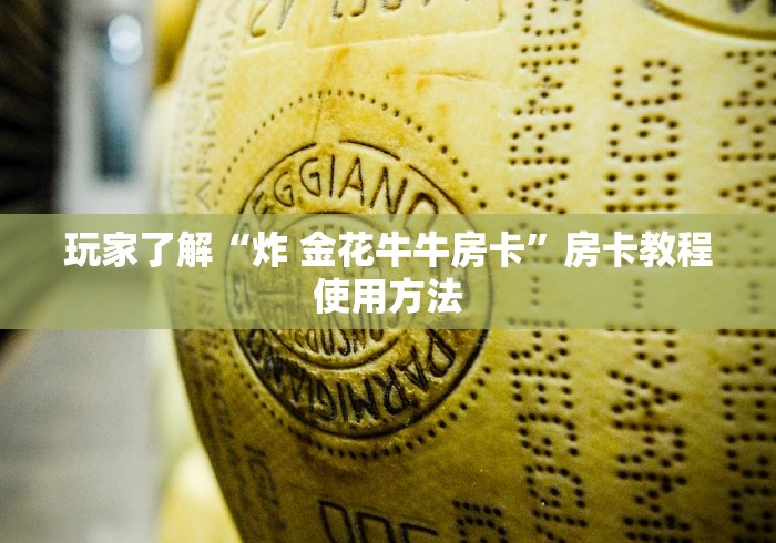 玩家攻略“炸 金花链接房卡哪里买”详细房卡使用教程