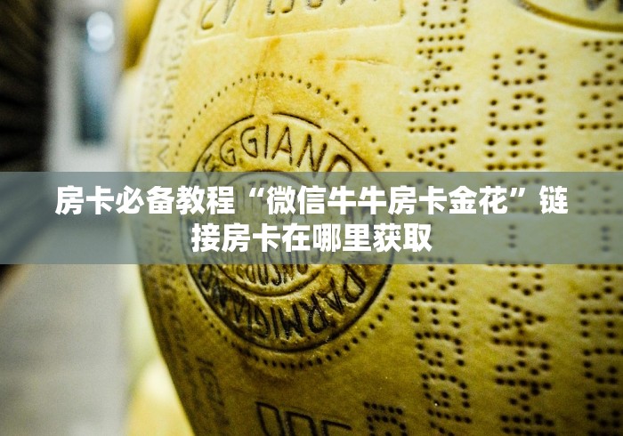 房卡必备教程“微信牛牛房卡金花”链接房卡在哪里获取