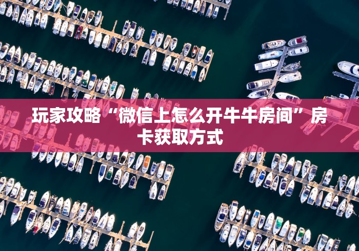 玩家攻略“微信上怎么开牛牛房间”房卡获取方式